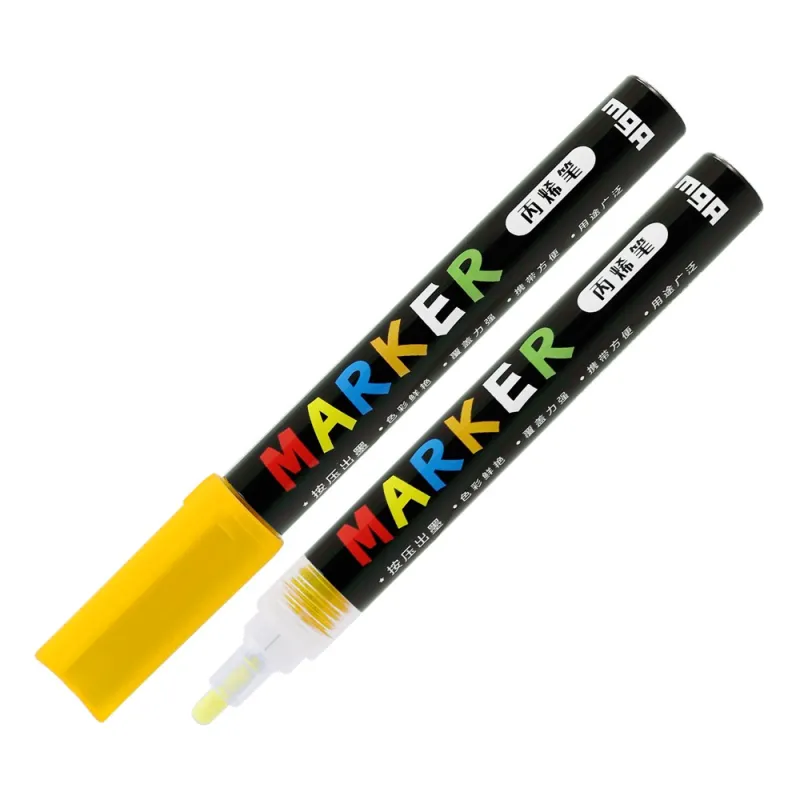 M&G - Ακρυλικός Μαρκαδόρος 2mm Medium Yellow (S404) APL976D9RN