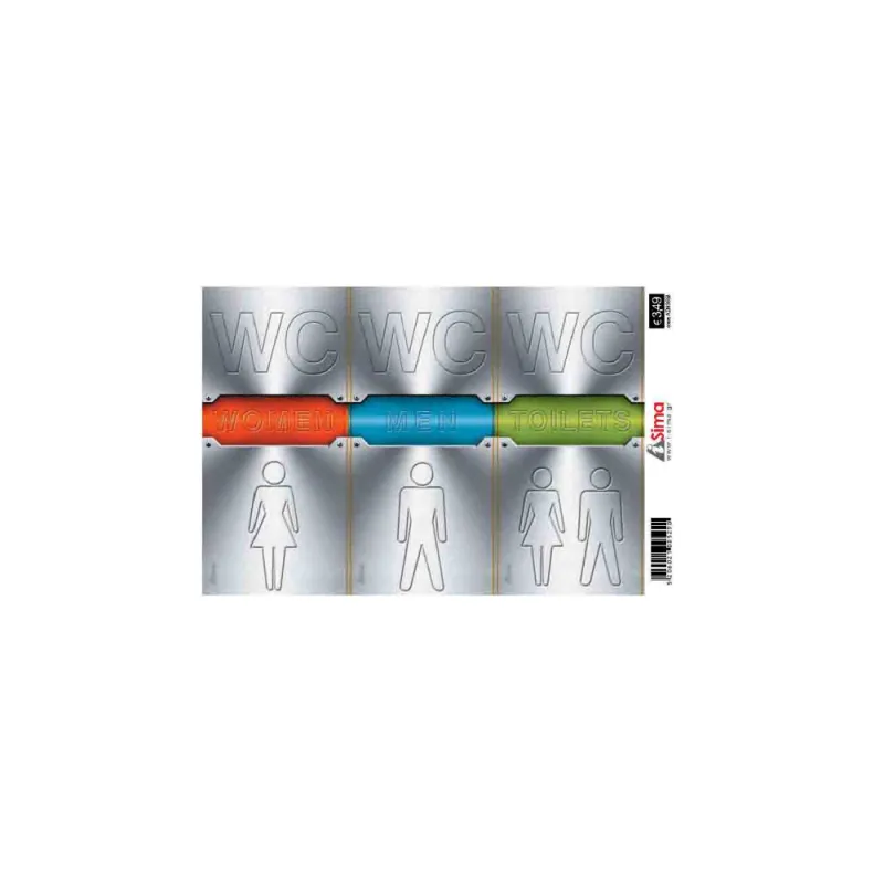 I-Sima - Wc Women/ Wc Men/ Wc Toilets 14 εκ ASM3693