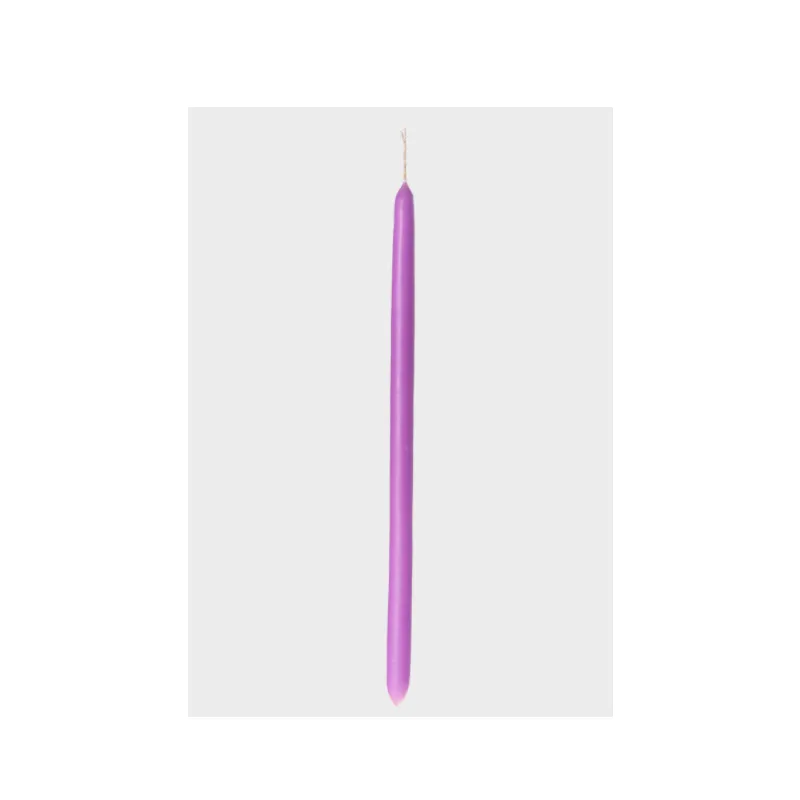 Dekor Candles Κερί - Χρωματιστό Αρωματικό Λιλά 40 εκ C006