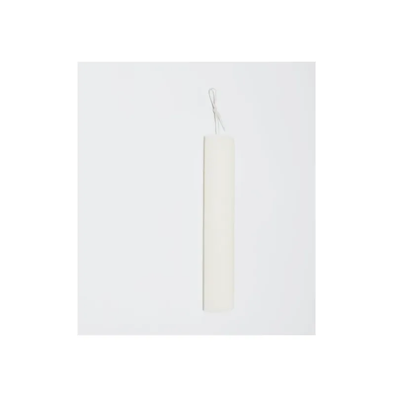 Dekor Candles Κερί - Αρωματικό Οβάλ Κοντό Άσπρο 22 εκ 08.0.GOBA