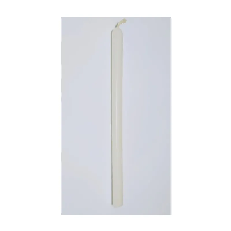 Dekor Candles Κερί - Αρωματικό Μασίφ Οβάλ Άσπρο 34 εκ C052