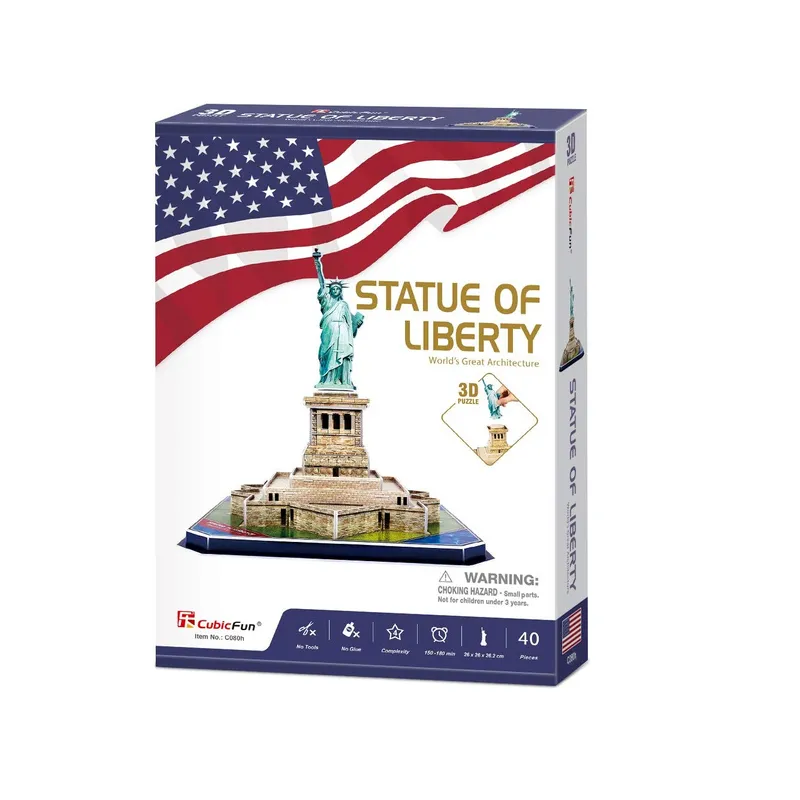 Cubic Fun - 3D Puzzle Statue Of Liberty 39 Pcs C080h
