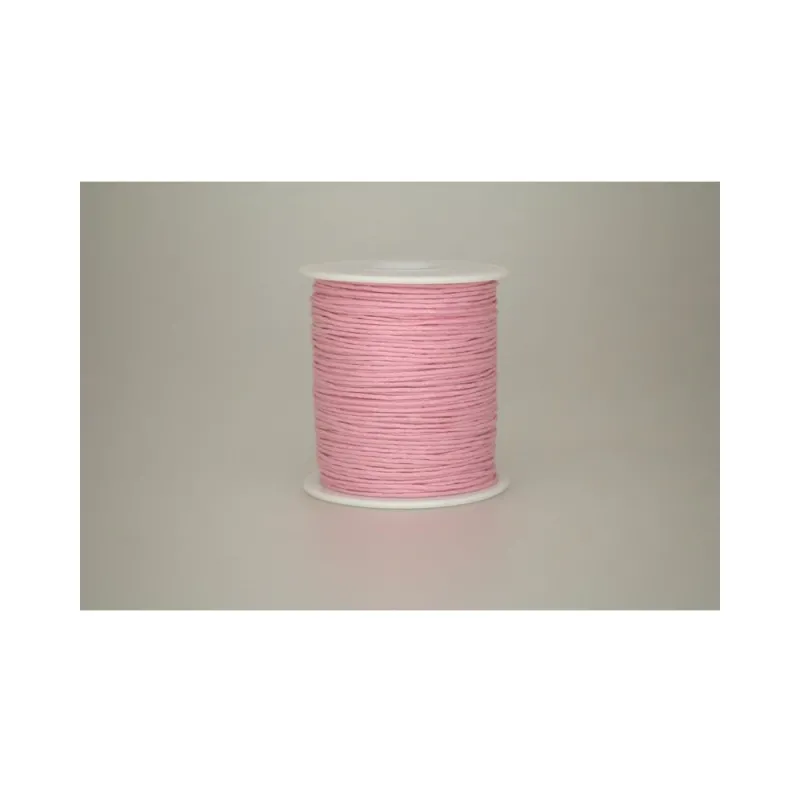 Kyriacou - Κορδόνι Κερωμένο Χρωματιστό 1mmX100M Pink Light COTXXXXX-XX1100-20XXXX