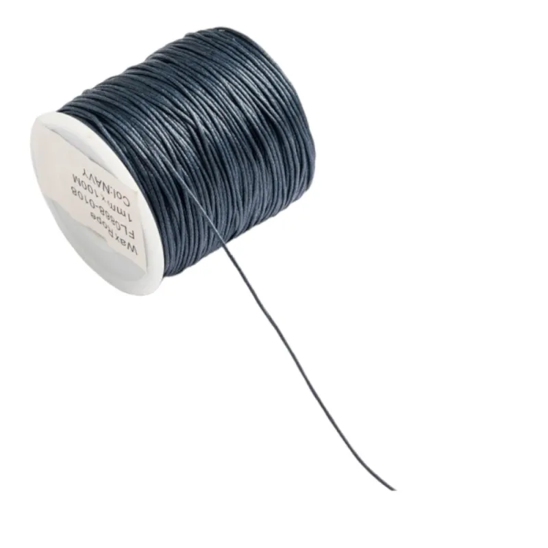 Kyriacou - Κορδόνι Κερωμένο Χρωματιστό, 1mmX100M Blue COTXXXXX-XX1100-44XXXX