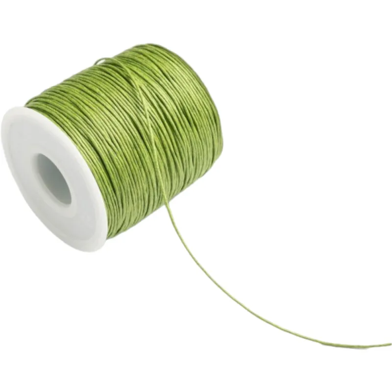 Kyriacou - Κορδόνι Κερωμένο Χρωματιστό, 1mmX100M Green Light COTXXXXX-XX1100-60XXXX