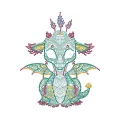 Diamond Dotz - Ψηφιδωτό, Ariel The Baby Dragon DBX.010 Diamond Dotz - Ψηφιδωτό, Ariel The Baby Dragon DBX.010
