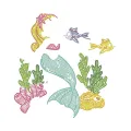 Diamond Dotz - Ψηφιδωτό, Little Mermaid DBX.016 Diamond Dotz - Ψηφιδωτό, Little Mermaid DBX.016