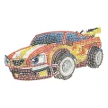 Diamond Dotz - Ψηφιδωτό, Hot Rod DBX.076 Diamond Dotz - Ψηφιδωτό, Hot Rod DBX.076