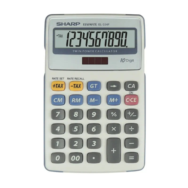 Sharp - Αριθμομηχανή Μεσαία Γραφείου 10 Ψηφίων EL-334FB