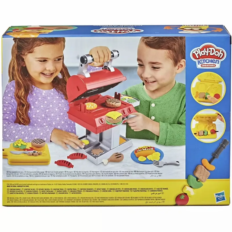 Hasbro Play-Doh - Kitchen Creations, Grill N Stamp Playset F0652