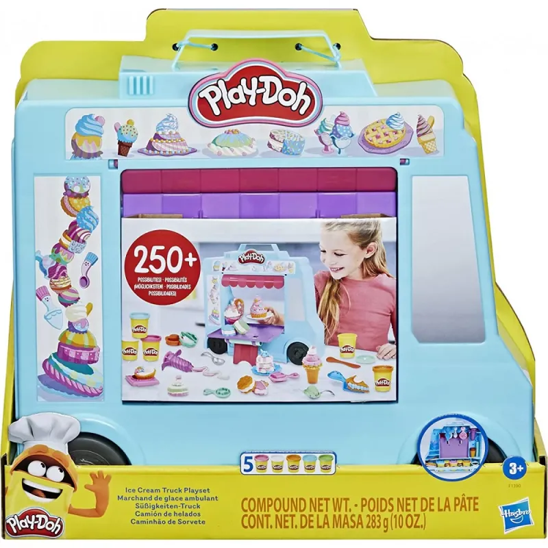 Hasbro Play-Doh - Kitchen Creations, Ice Cream Truck Playset F1390