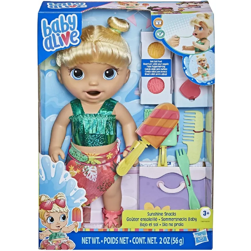 Hasbro Baby Alive - Sunshine Snacks Ξανθά Μαλλιά F1680 (F1626)