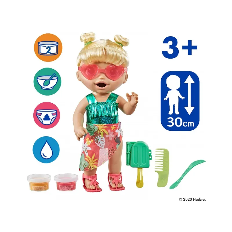 Παιχνιδολαμπάδα Hasbro Baby Alive - Sunshine Snacks Ξανθά Μαλλιά F1680 (F1626)