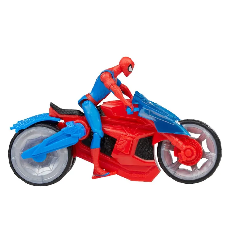 Hasbro - Marvel Spider-Man, Web Blast Cycle Όχημα Και Φιγούρα F6899