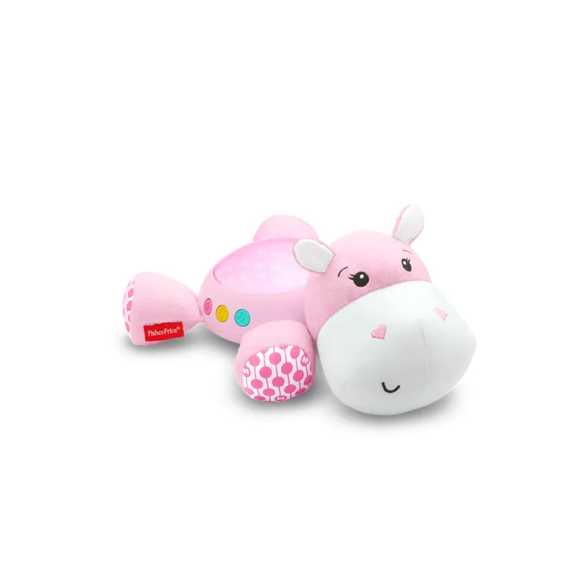 Fisher Price - Μουσικός Προβολέας-Ιπποπόταμος Ροζ FGG89