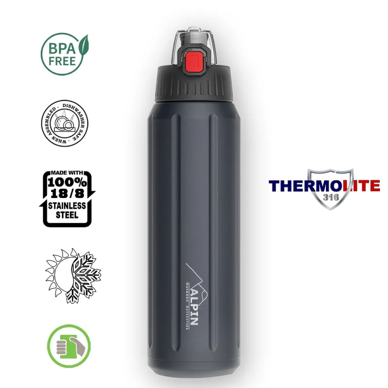 Alpin - Θερμός Ανοξείδωτος Μαύρο 450 ML FJ450BL