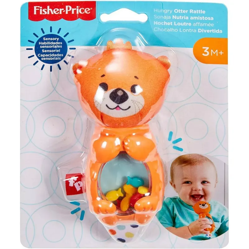 Fisher Price - Zωάκι Κουδουνίστρα, Βίδρα FXC21 (GHL23)