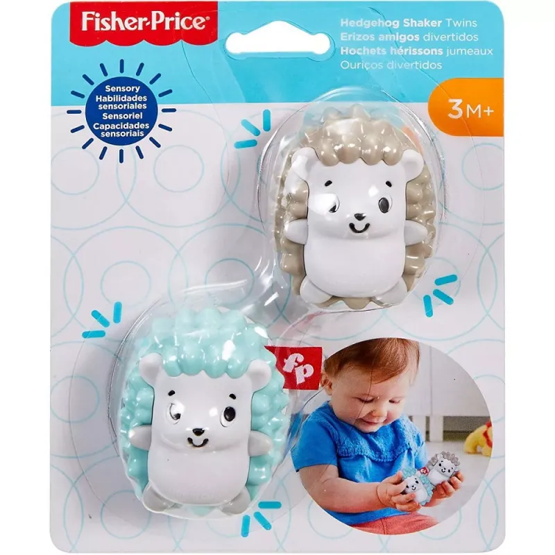 Fisher Price - Zωάκια Κουδουνίστρες, Δίδυμα Σκαντζοχοιράκια FXC22 (GHL23)