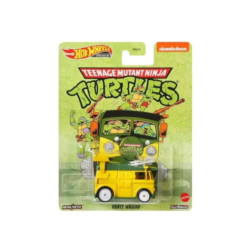 Mattel Hot Wheels – Συλλεκτικό Αυτοκινητάκι, Teenage Mutant Ninja, Party Wagon GJR50 (DMC55)