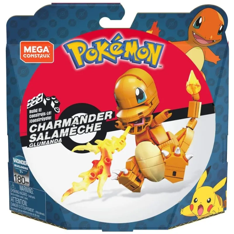 Mattel - Mega Construx, Pokemon Build & Show, Charmander GKY96 (GKY95)