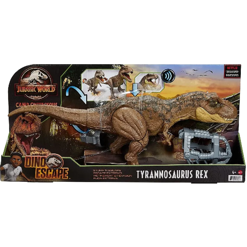 Mattel Jurassic World - T-Rex Που "Περπατάει" Και Απελευθερώνεται GWD67