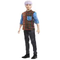 Mattel Barbie - Ken Fashionistas Doll No.154 With Sculpted Purple Hair GYB05 (DWK44) Mattel Barbie - Ken Fashionistas Doll No.154 With Sculpted Purple Hair GYB05 (DWK44)