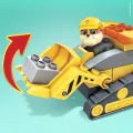 Mattel Paw Patrol - Mega Bloks, Ράμπλ Και Μπουλντόζα GYW91 Mattel Paw Patrol - Mega Bloks, Ράμπλ Και Μπουλντόζα GYW91