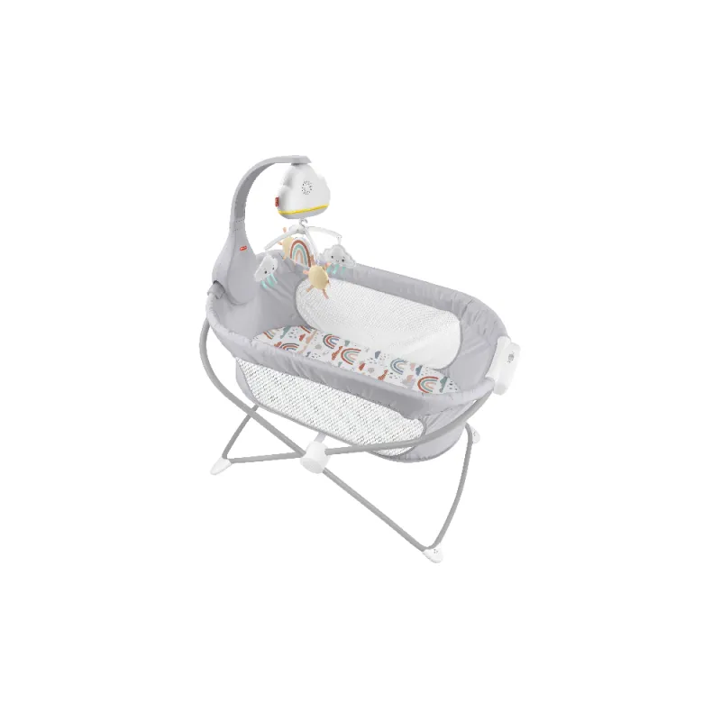 Fisher Price - Περιστρεφόμενο Ουράνιο Τόξο Με Αισθητήρα Ανίχνευσης Κλάματος HBP40