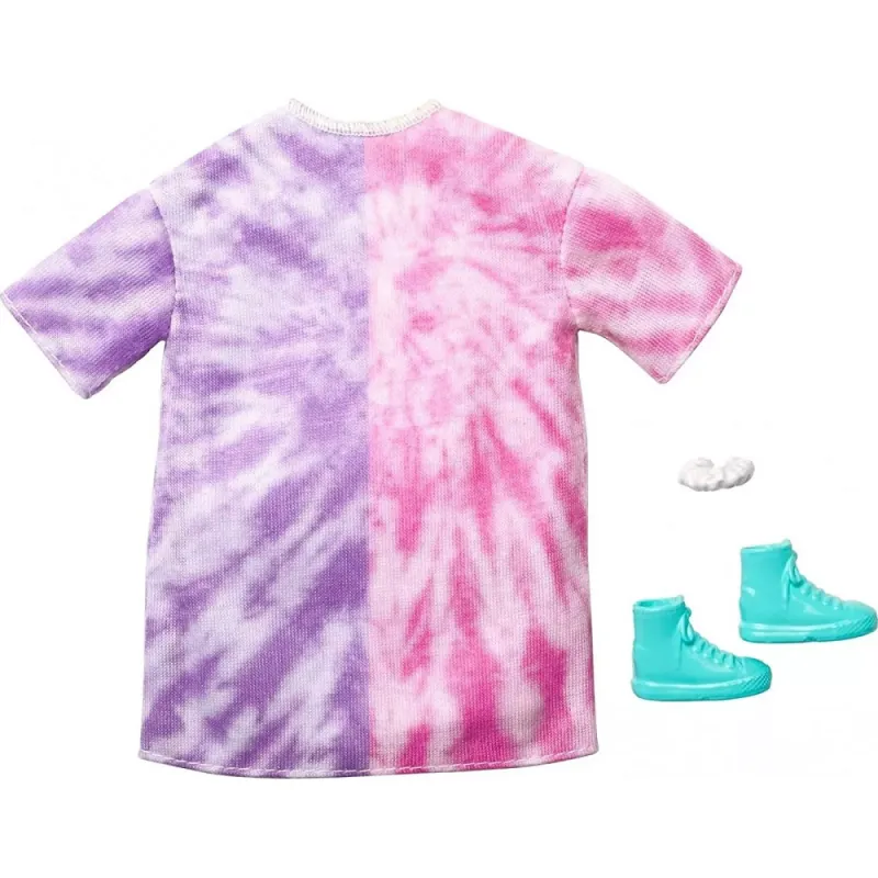 Mattel Barbie - Βραδινά Σύνολα, Fashion Pack Oversized Sweatshirt Dress + Shoes Bracelet HBV31 (GWC27)