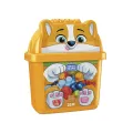 Fisher Price - Mega Blocks, Κουβαδάκι Με Τουβλάκια 25 Τμχ, Σκυλάκι HDK81 (GCT46)
