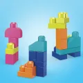 Fisher Price - Mega Blocks, Κουβαδάκι Mε Τουβλάκια 25 Tμχ, Λάμα HDK82 (GCT46)