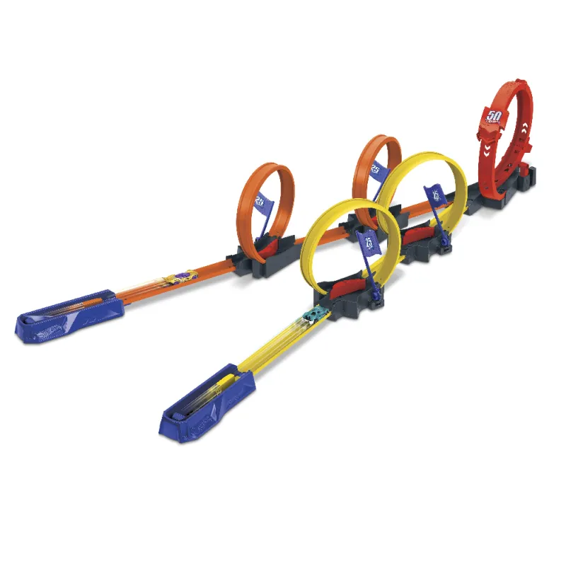 Mattel Hot Wheels - Πίστα Κόντρες Με Πολλαπλά Λουπ HDR83