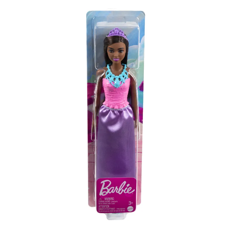 Mattel Barbie - Πριγκιπικό Φόρεμα Μωβ Φούστα HGR02 (HGR00)