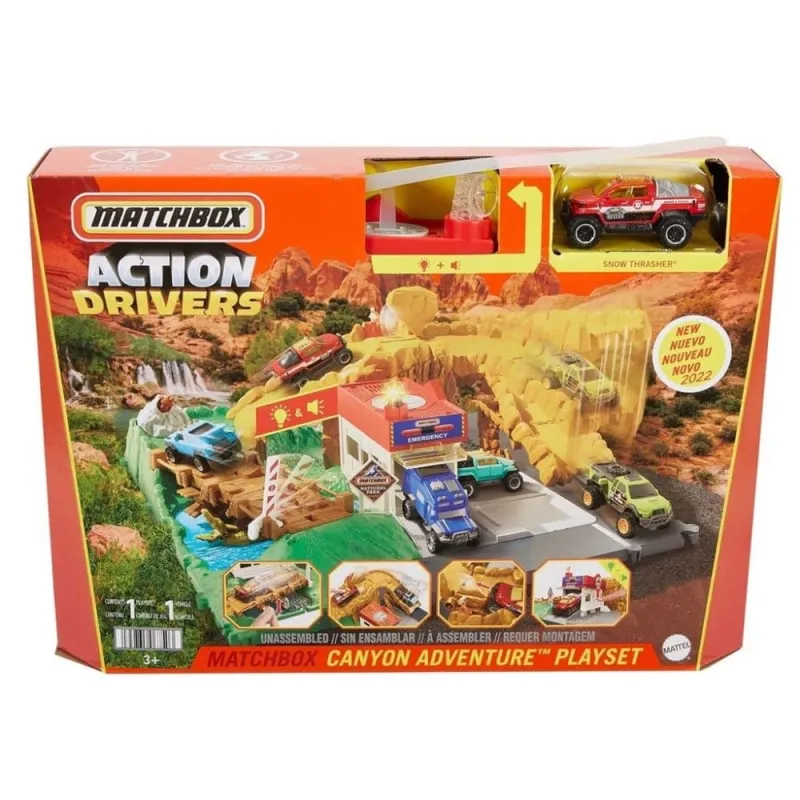 Mattel Matchbox - Μεγάλα Σετ Δράση Canyon Adventure Playset HHH32 (HBD74)