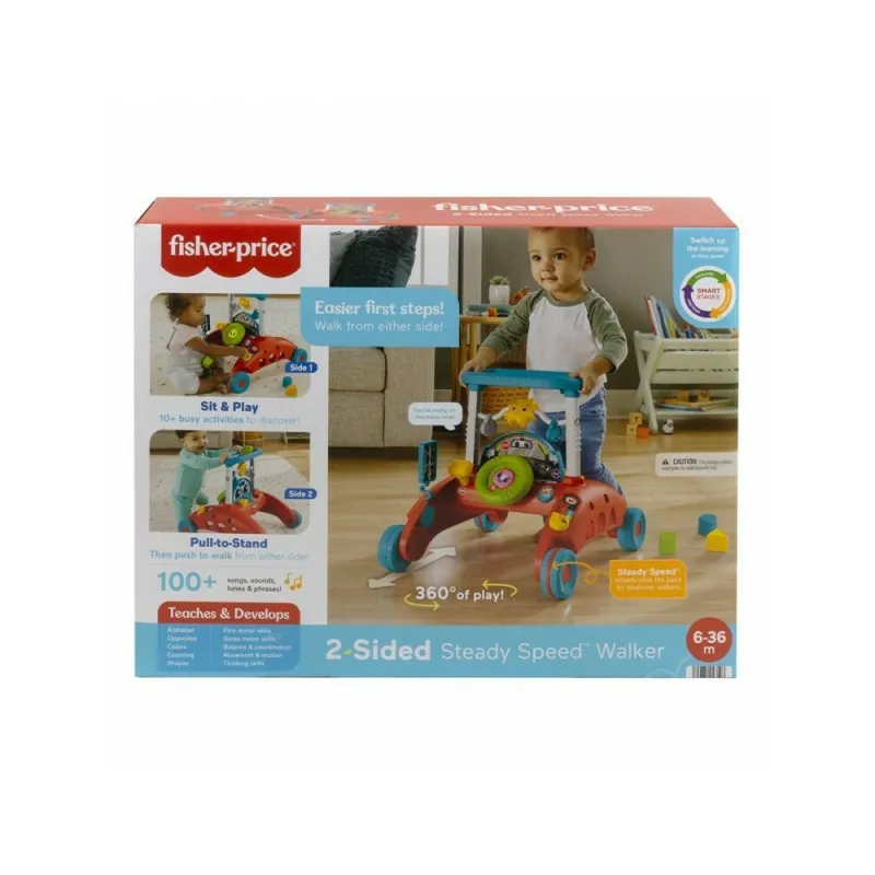 Fisher Price - Εκπαιδευτική Στράτα - Αυτοκινητάκι 3 Σε 1 HJP48