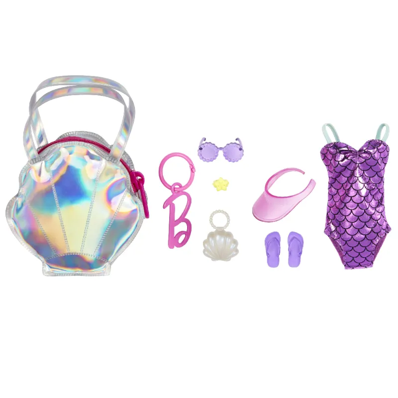Mattel Barbie - Τσαντάκι Ασημί Με Αξεσουάρ HJT43 (HJT41)