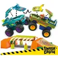 Mattel Hot Wheels - Monster Trucks, Mega Bloks, Boneyard Stunt Course HKF89