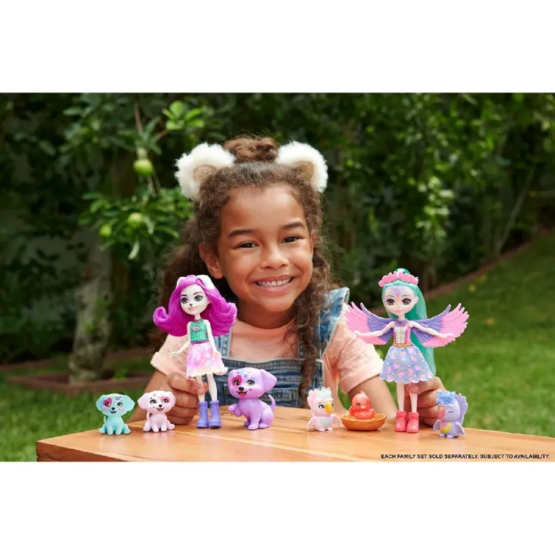 Mattel Enchantimals – City Tails – Οικογένεια Σπίνων HKN15 (GJX43)