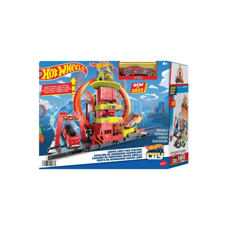 Mattel Hot Wheels - City Πίστα Πυροσβεστικός Σταθμός HKX41