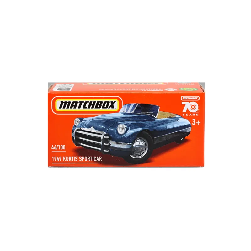 Mattel Matchbox - Αυτοκινητάκι Σε Κουτί, 1949 Kurtis Sport Car (46/100) HLD85 (DNK70)