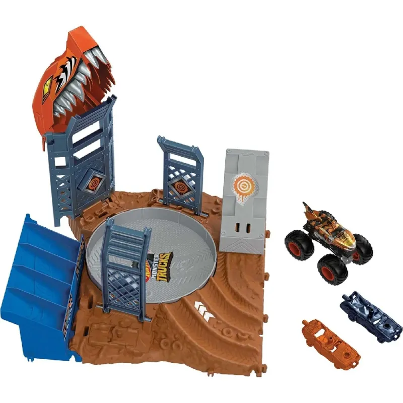 Mattel Hot Wheels - Monster Trucks, Arena Smashers, Spin-Out Challenge HNB93 (HNB92)