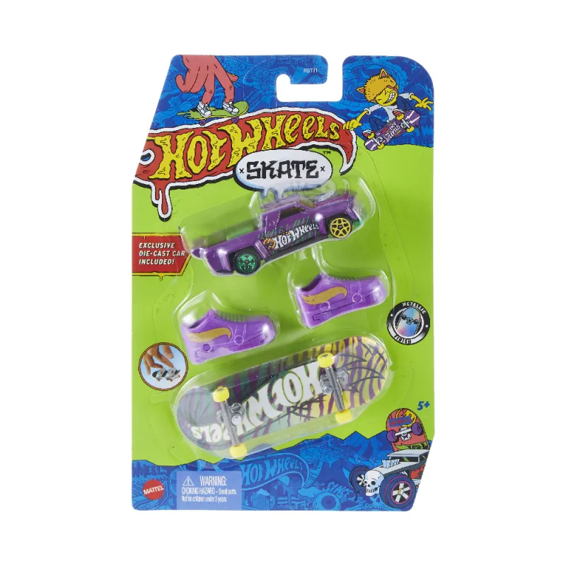 Mattel Hot Wheels - Tony Hawk Skate, Feline Risky & Solid Muscle HNG64 (HGT71)