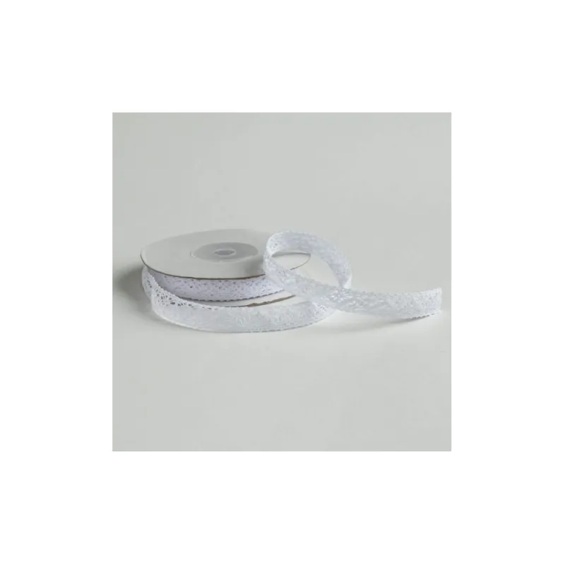 Kyriacou - Κορδέλα Δαντέλα 12mmX10M White JLACXXXX-X12X10-01XXXX