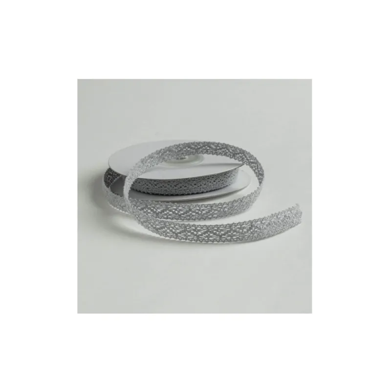 Kyriacou - Κορδέλα Δαντέλα 12mmX10M Grey JLACXXXX-X12X10-04XXXX