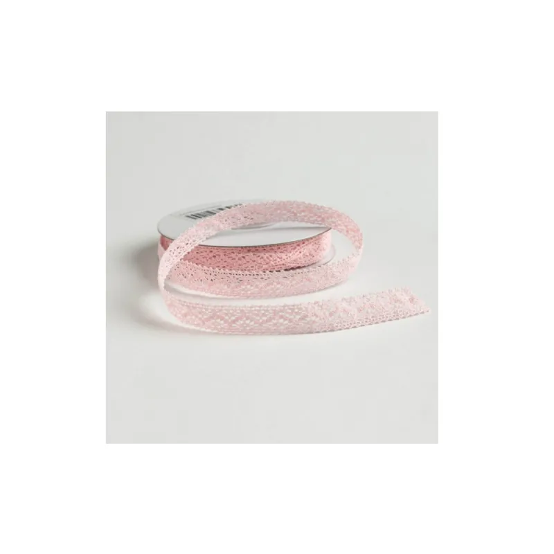 Kyriacou - Κορδέλα Δαντέλα 12mmX10M Pink Light JLACXXXX-X12X10-20XXXX