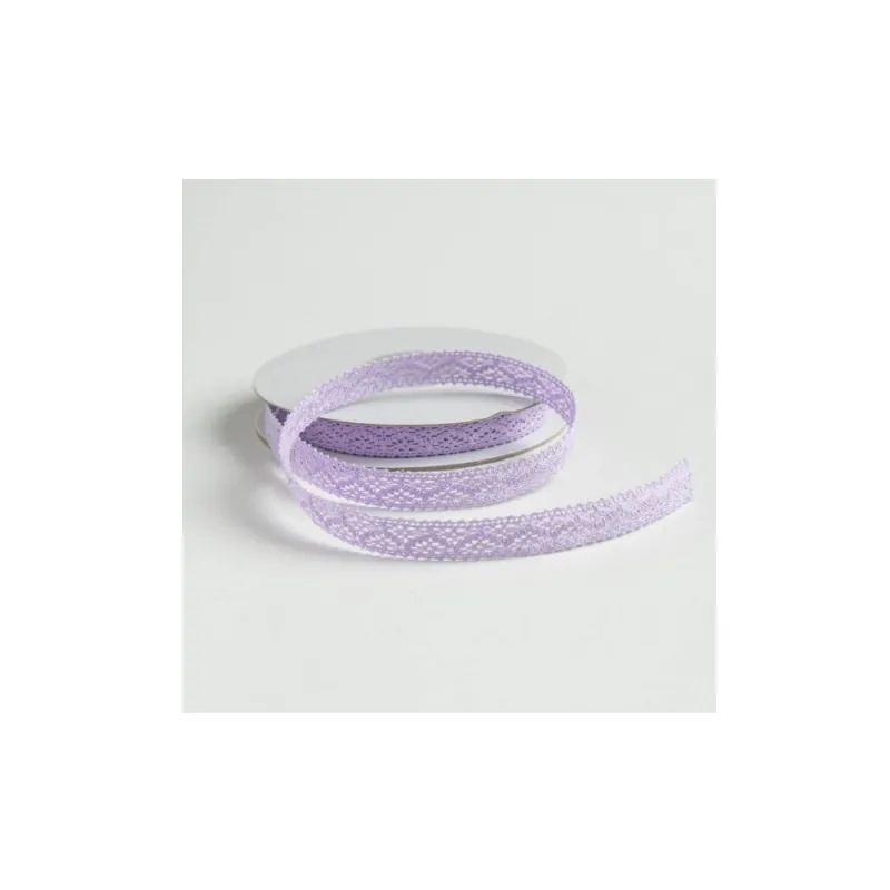 Kyriacou - Κορδέλα Δαντέλα 12mmX10M Lilac JLACXXXX-X12X10-41XXXX