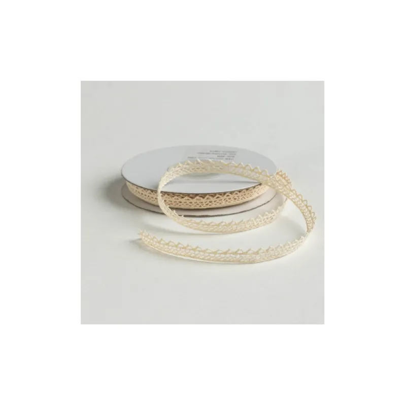 Kyriacou - Κορδέλα Δαντέλα 8mmX10M, Beige JLACXXXX-XX8X10-03XXXX