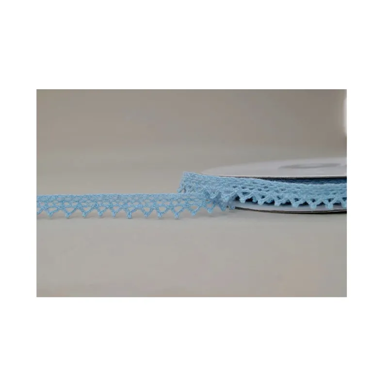 Kyriacou - Κορδέλα Δαντέλα 8mmX10M, Blue Light JLACXXXX-XX8X10-40XXXX