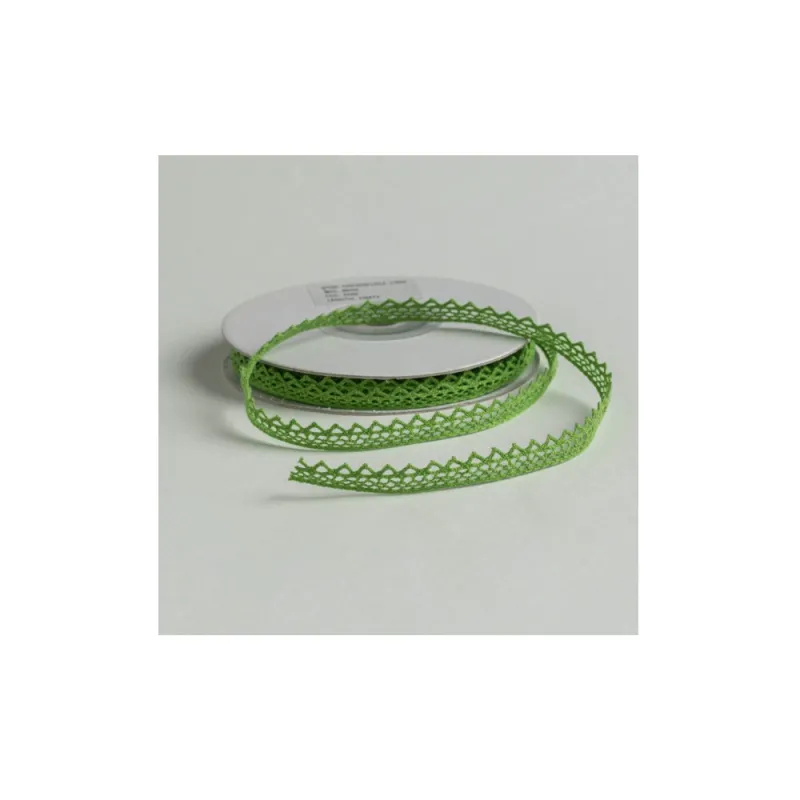 Kyriacou - Κορδέλα Δαντέλα 8mmX10M, Green Light JLACXXXX-XX8X10-60XXXX