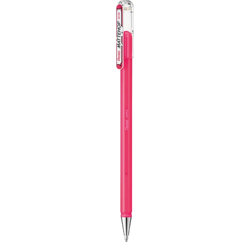 Pentel - Στυλό Mattehop Gel 1.0mm, Pink K110-VPX
